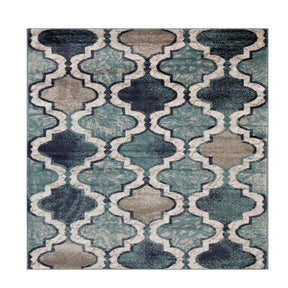 Viking Contemporary Geometric Trellis Indoor Area Rug or Runner