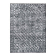 Vintage Oriental Geometric Power-Loomed Indoor Area Rug