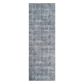 Vintage Oriental Geometric Power-Loomed Indoor Area Rug