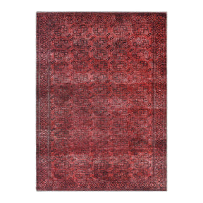 Vintage Oriental Geometric Power-Loomed Indoor Area Rug