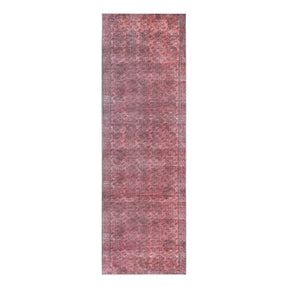 Vintage Oriental Geometric Power-Loomed Indoor Area Rug