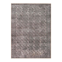 Vintage Oriental Geometric Power-Loomed Indoor Area Rug