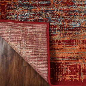 Vista Vintage Artistic Striped Lines Indoor Area Rug or Runner Rug