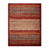 Vista Vintage Artistic Striped Lines Indoor Area Rug or Runner Rug