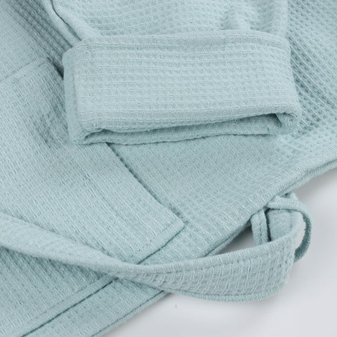 Waffle Weave Cotton Soft Lightweight Oversized Unisex Adult Bath Robe