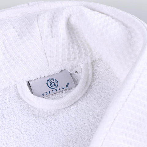 Waffle Weave Cotton Soft Lightweight Oversized Unisex Adult Bath Robe
