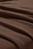Waffle Weave Honeycomb Knit Soft Solid Textured Cotton Blanket