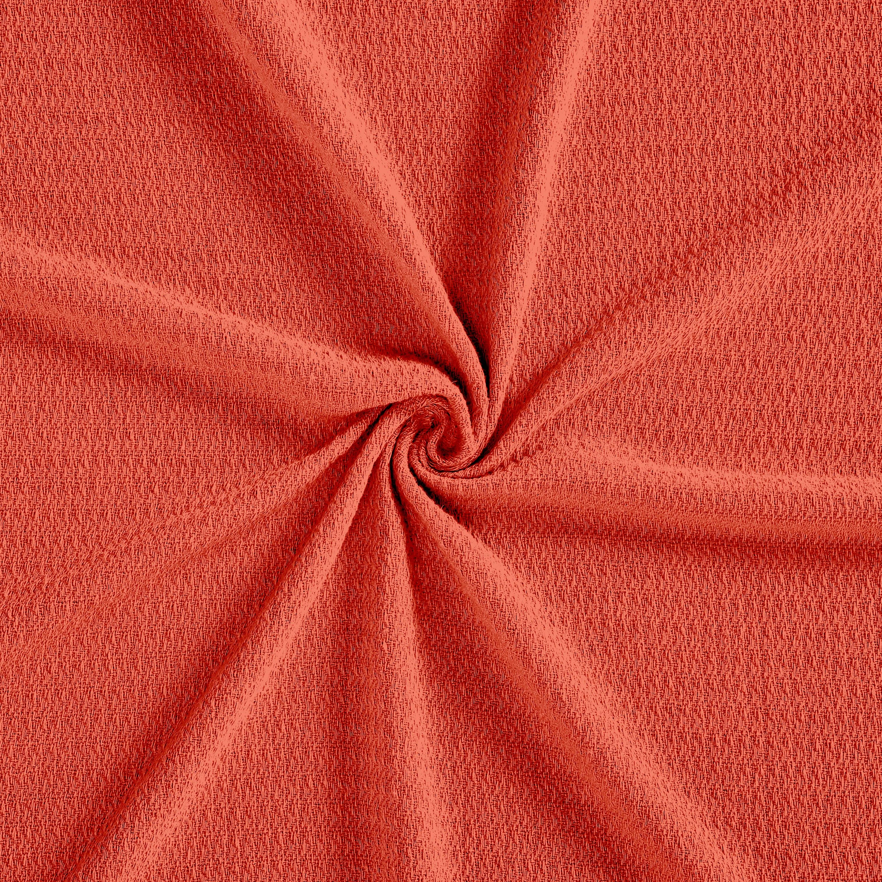 Waffle Weave Honeycomb Knit Soft Solid Textured Cotton Blanket