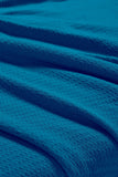 Waffle Weave Honeycomb Knit Soft Solid Textured Cotton Blanket