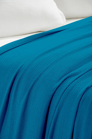 100% Cotton Waffle Blanket – Cooling Waffle Weave, Lightweight & Breathable