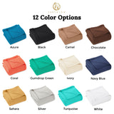 100% Cotton Waffle Blanket – Cooling Waffle Weave, Lightweight & Breathable