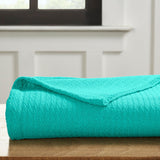 100% Cotton Waffle Blanket – Cooling Waffle Weave, Lightweight & Breathable