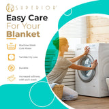 100% Cotton Waffle Blanket – Cooling Waffle Weave, Lightweight & Breathable