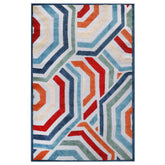 Waimea Geometric Coastal Rugs Indoor Outdoor Area Rug