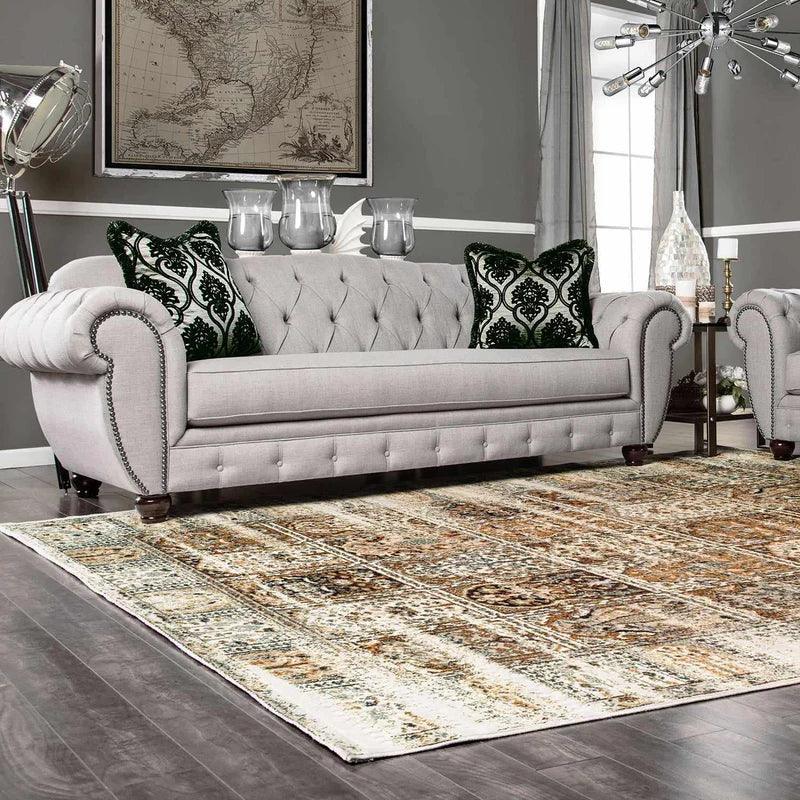 Waterford Abstract Patchwork Medallion Indoor Area Rug or Runner