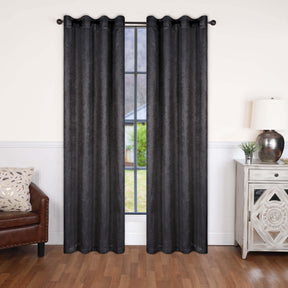 Waverly Geometric Washable Room Darkening Blackout Curtains, Set of 2