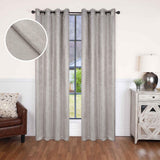 Waverly Geometric Washable Room Darkening Blackout Curtains, Set of 2
