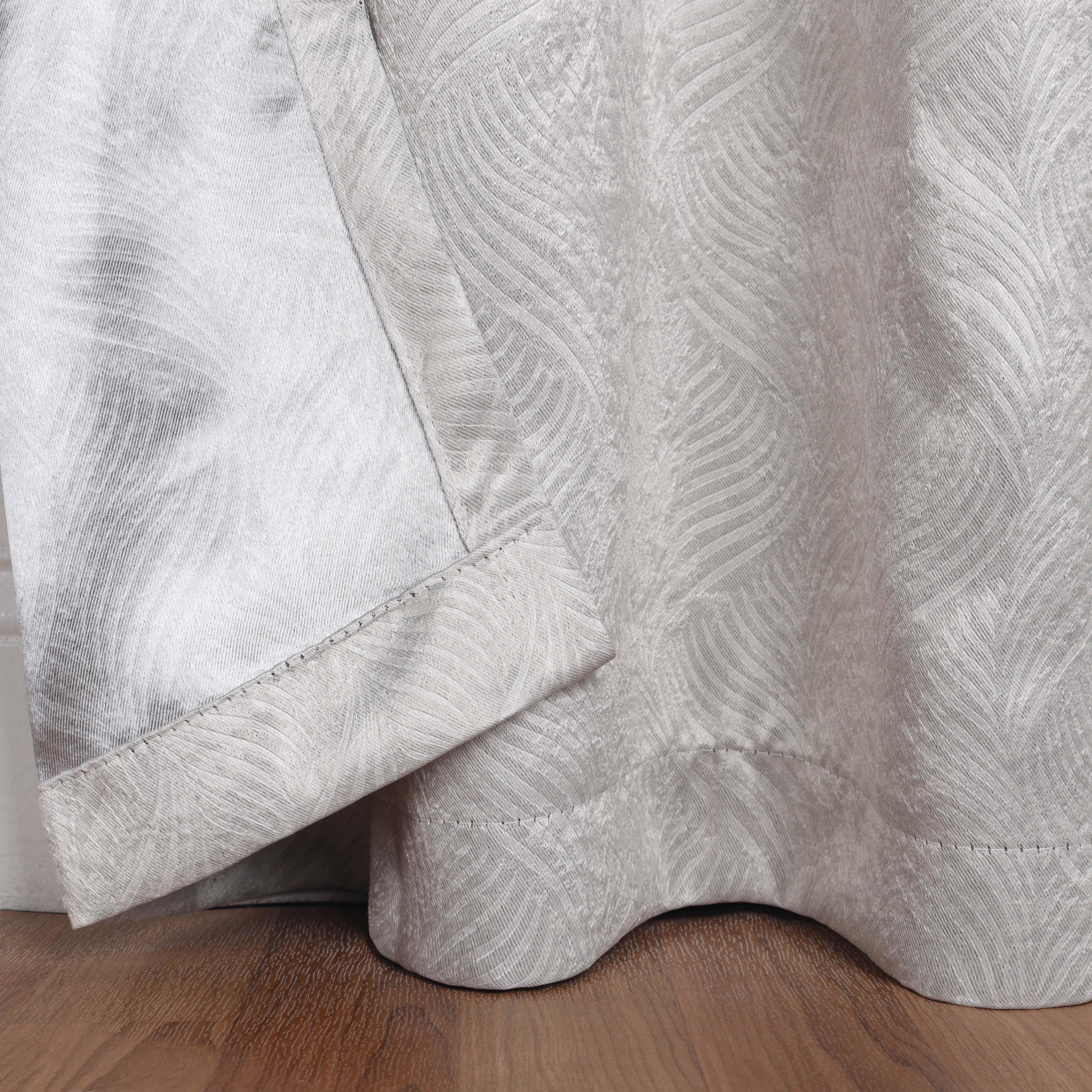 Waverly Geometric Washable Room Darkening Blackout Curtains, Set of 2