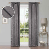 Waverly Geometric Washable Room Darkening Blackout Curtains, Set of 2