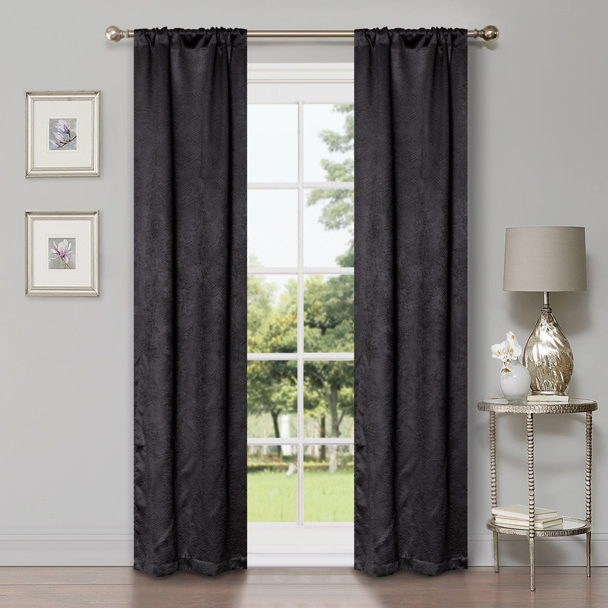 Waverly Thermal Blackout Grommet Curtain Panel Set 26"
