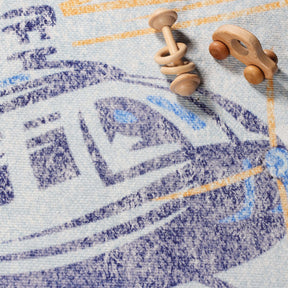 World Traveler Helicopter Kids Rug Indoor Large Area Rugs