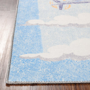 World Traveler Helicopter Kids Rug Indoor Large Area Rugs
