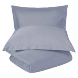 Wrinkle Resistant Cotton Blend Solid Duvet Cover Set
