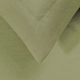 Wrinkle Resistant Cotton Blend Solid Duvet Cover Set