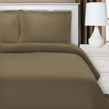 Wrinkle Resistant Cotton Blend Solid Duvet Cover Set