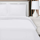 Wrinkle Resistant Cotton Blend Solid Duvet Cover Set