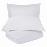 Wrinkle Resistant Cotton Blend Solid Duvet Cover Set