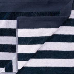 Yacht Club Egyptian Cotton Oversized 2 Piece Beach Towel Set Blue