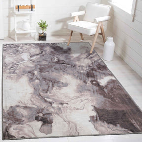 Yuma Abstract Marble Indoor Area Rugs or Runner Rug