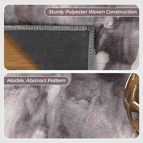 Yuma Abstract Marble Indoor Area Rugs or Runner Rug