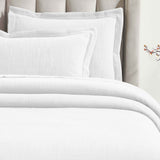 Zenith Cotton Medium Weight Geometric Matelasse Bedspread and Sham Set