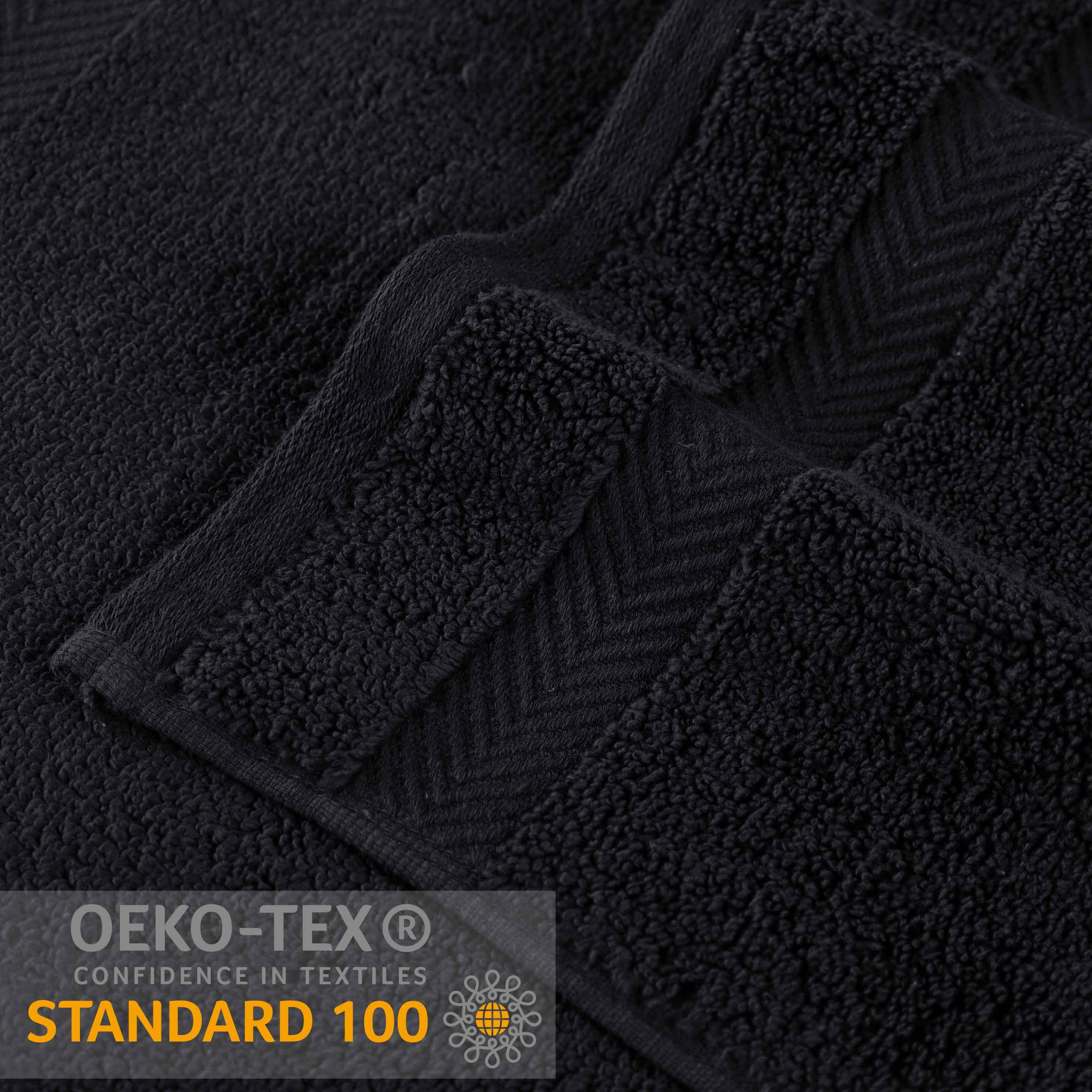 Zero-Twist Cotton Quick-Drying Absorbent Assorted 6 Piece Towel Set