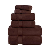 Zero-Twist Cotton Towel Set – 6-Piece Quick-Dry & Absorbent