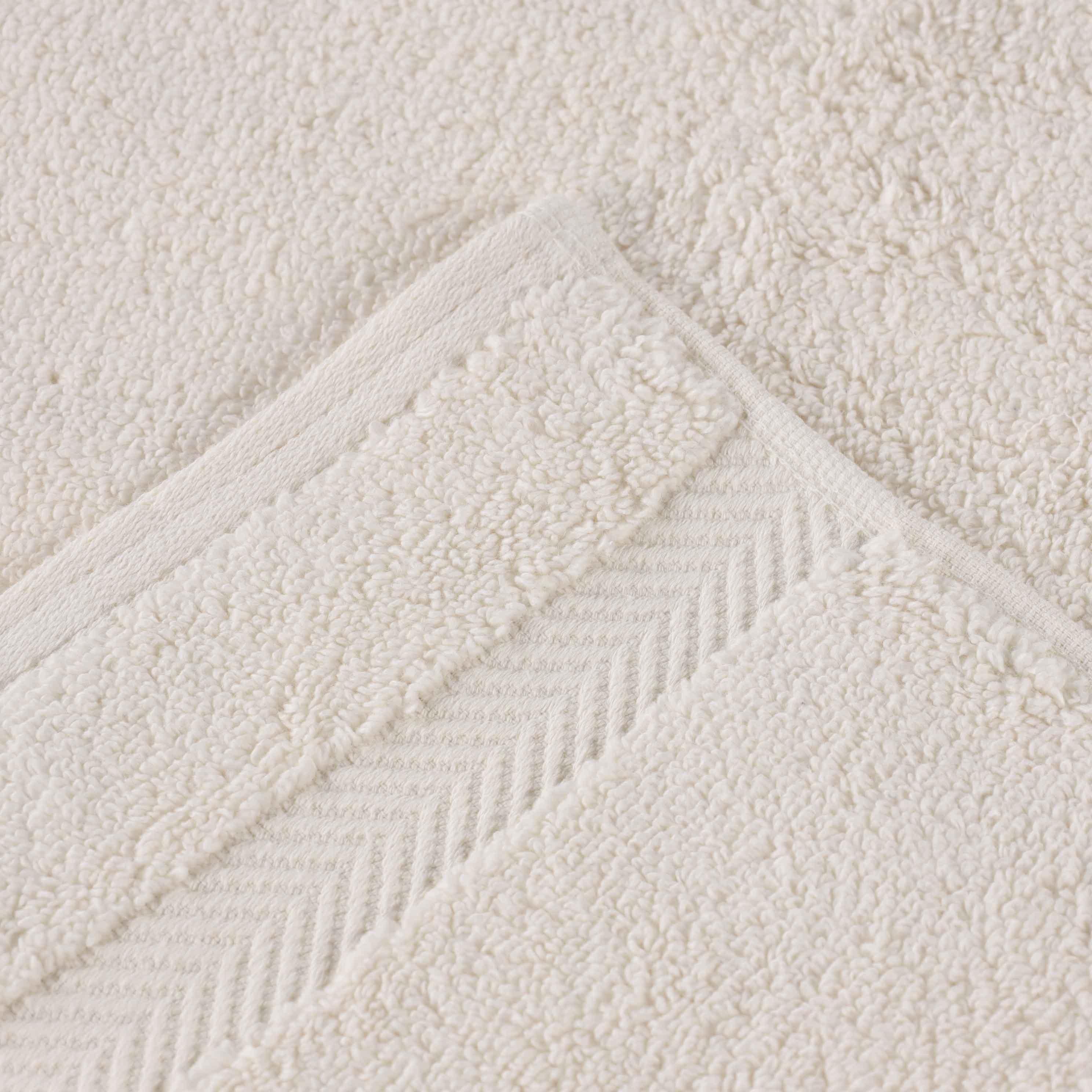 Zero-Twist Cotton Quick-Drying Absorbent Assorted 6 Piece Towel Set