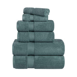 Zero-Twist Cotton Towel Set – 6-Piece Quick-Dry & Absorbent