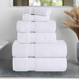 Zero-Twist Cotton Towel Set – 6-Piece Quick-Dry & Absorbent