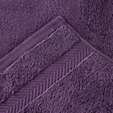 Zero-Twist Cotton Solid Soft Absorbent 2 Piece Bath Sheet Set