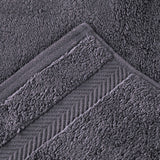 Zero-Twist Cotton Solid Soft Absorbent 2 Piece Bath Sheet Set