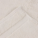 Zero-Twist Cotton Solid Soft Absorbent 2 Piece Bath Sheet Set