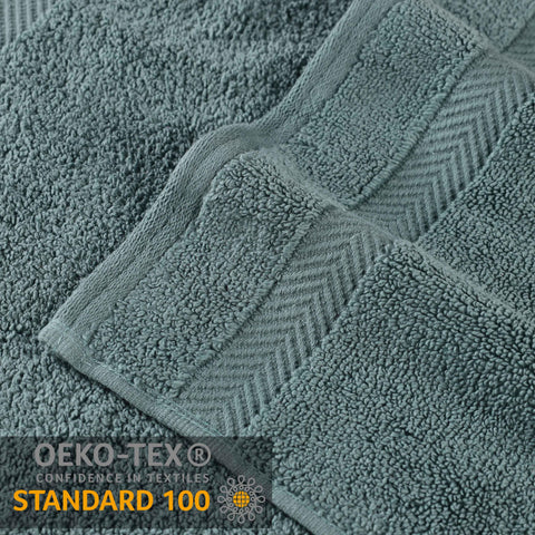 2 Piece Bath Sheet Set Zero Twist Cotton Soft Absorbent