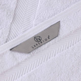Zero-Twist Cotton Solid Soft Absorbent 2 Piece Bath Sheet Set