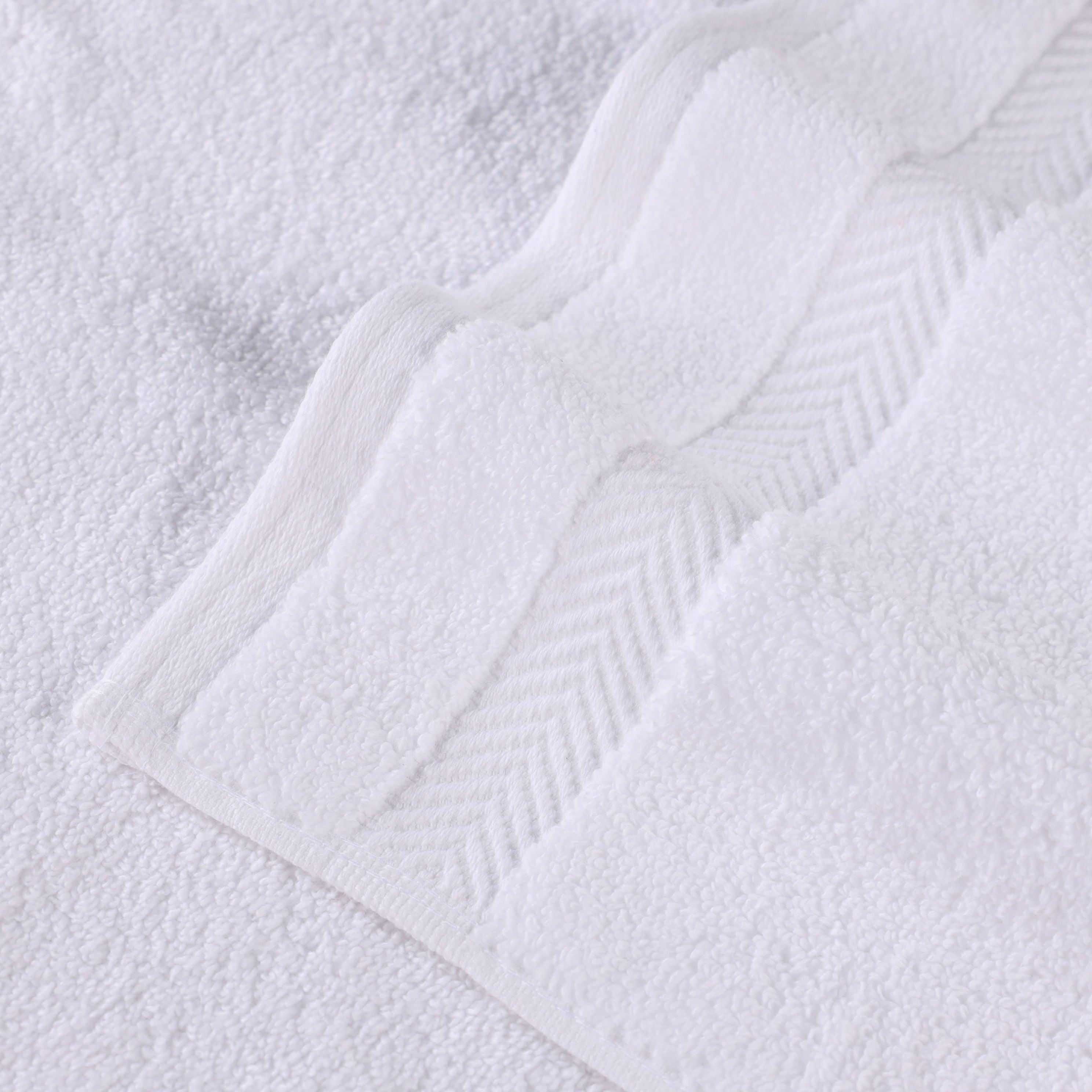 Zero Twist Cotton Solid Ultra-Soft Absorbent Hand Towel Set of 6