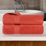 Zero Twist Cotton Ultra-Soft Absorbent 2 Piece Bath Towel Set