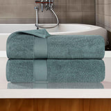 Zero Twist Cotton Ultra-Soft Absorbent Bath Towel Set of 2