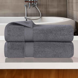 Zero Twist Cotton Ultra-Soft Absorbent Bath Towel Set of 2
