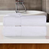 Zero Twist Cotton Ultra-Soft Absorbent Bath Towel Set of 2
